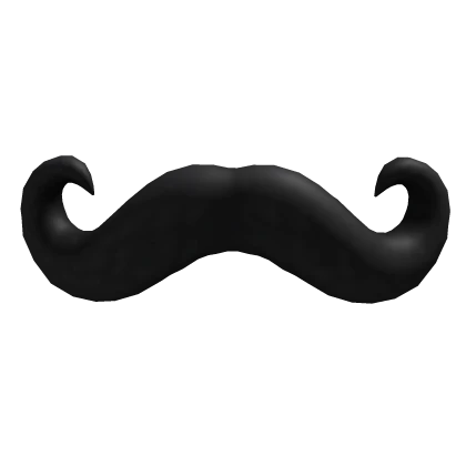 Eccentric Black Mustache