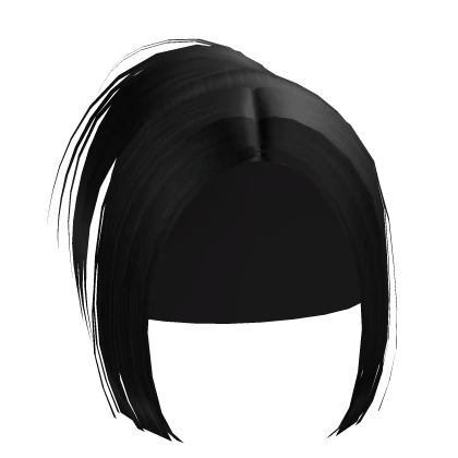 Black Top Wispy Bun