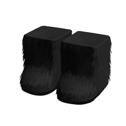 Fur Boots Black Fluffy Fuzzy Designer Shoes 3.0