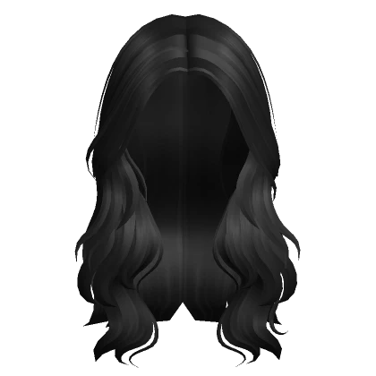 Long Wavy Hair Black