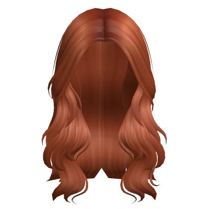 Long Wavy Hair Ginger