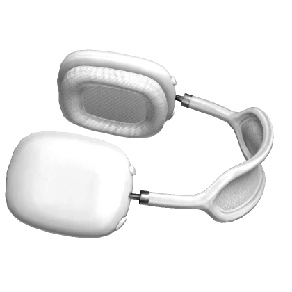 Resting Trendy Headphones White