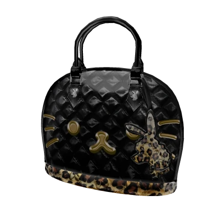 Vinyl Handbag | Leopard Seal