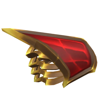 Right Sharp Pauldron - Gold Alt.