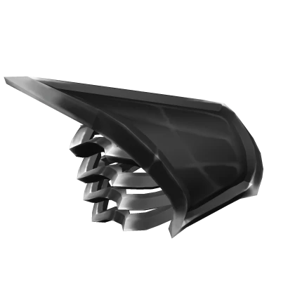 Right Sharp Pauldron - Silver