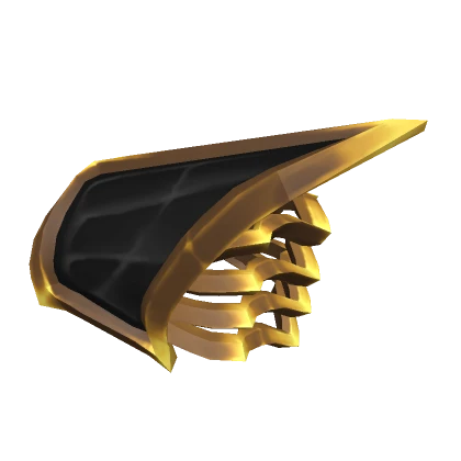 Left Sharp Pauldron - Gold