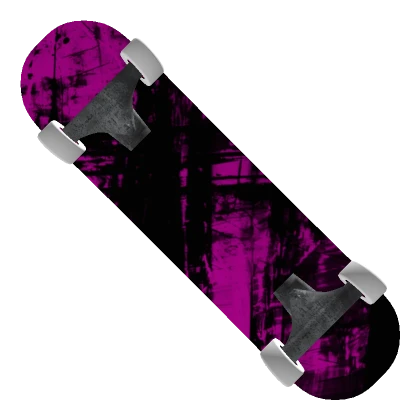 Cute Pink & Black Y2K Emo Grunge Scene Skateboard