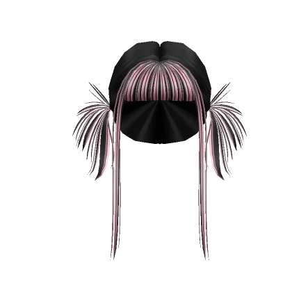 Y2K Cyberstar Buns in Black and Pink