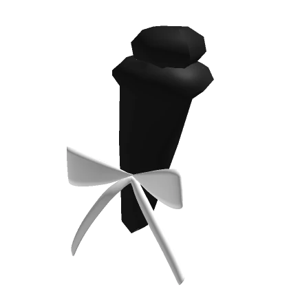 Korblox leg with white bow