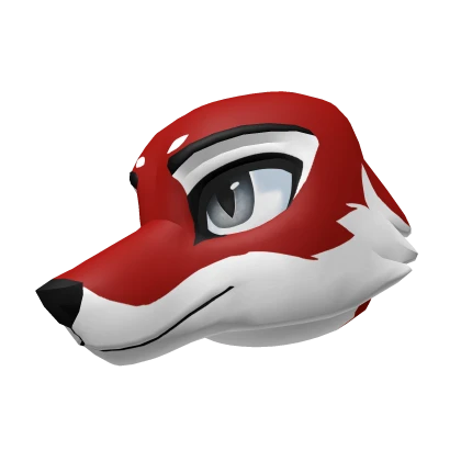 Crimson Fox Head