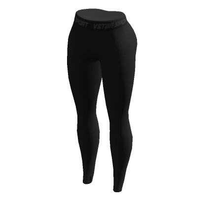 Skinny Sport Leggings Black