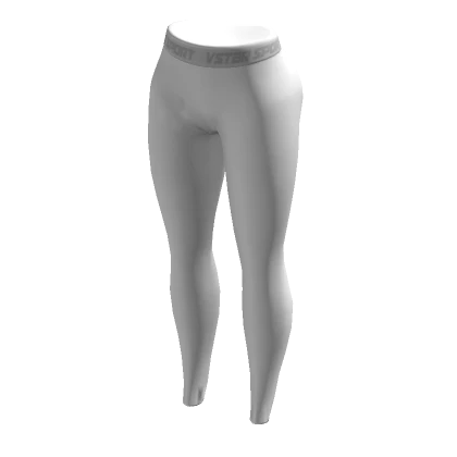 Skinny Sport Leggings White