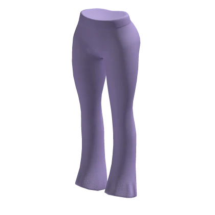 Flare Leggings Purple
