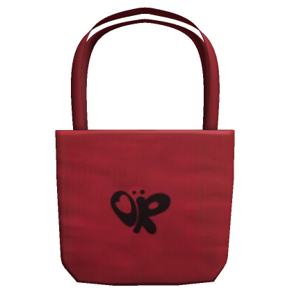 Olivia Rodrigo logo tote bag (red)