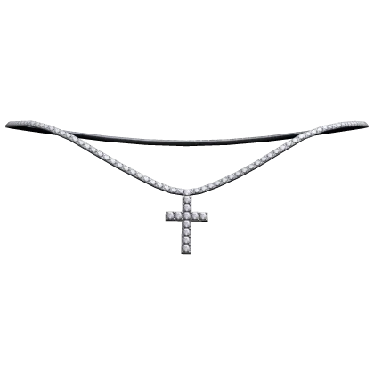 Cross Rhinestone Necklace 1.0