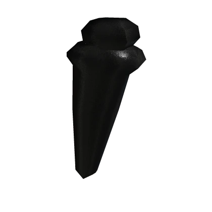 black glitter korblox leg