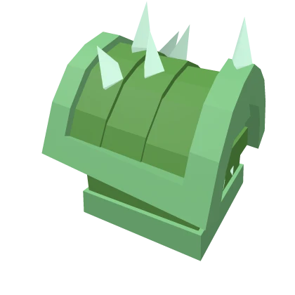 Jade Blocky Armor (Left Shoulder)