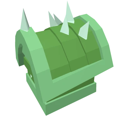 Jade Blocky Armor (Right Shoulder)
