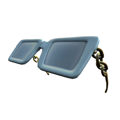 Oversized Raised Sunglasses In Blue