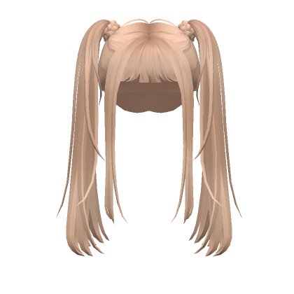 Y2K Micro-Bang Braid Pigtails (Blonde)