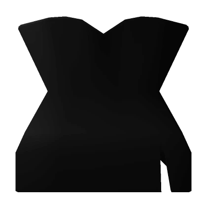 (1.0) Black Short Dress With Slit