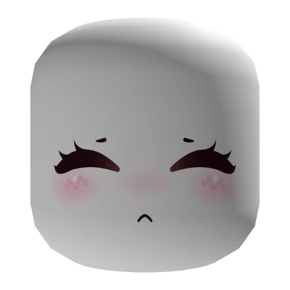  Adorable Cutie Blush Face Worried