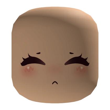  Adorable Cutie Blush Face Worried