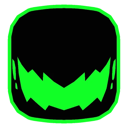 Green Demon Ghost Smile