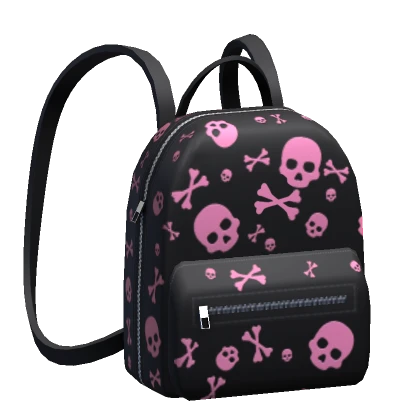 3.0 pink skull backpack