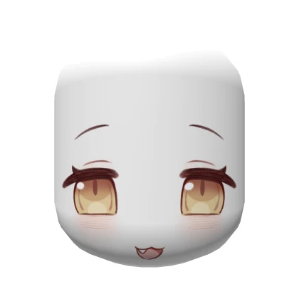 Cute Little Fang Face - Amber