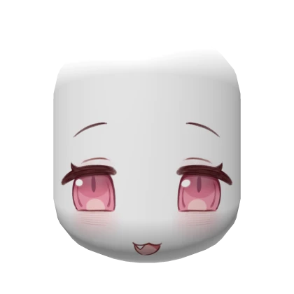 Cute Little Fang Face - Pink