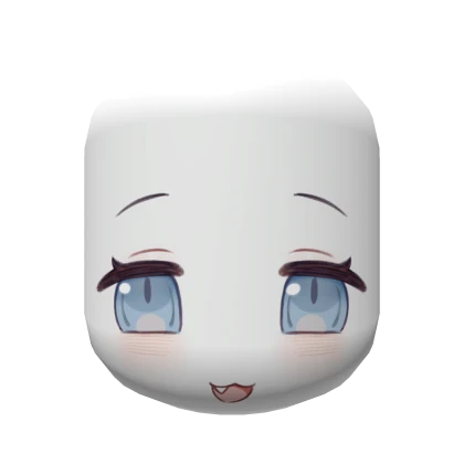Cute Little Fang Face - Blue