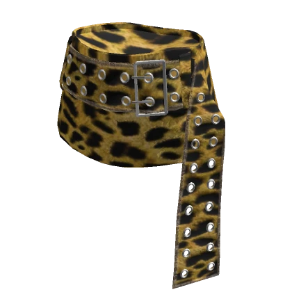 Chibi Doll: Y2K Cheetah low rise skirt