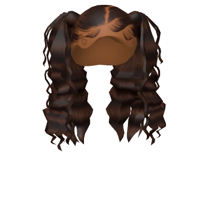 Wavy Pigtails In Brown