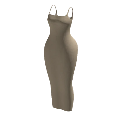 beige slip dress