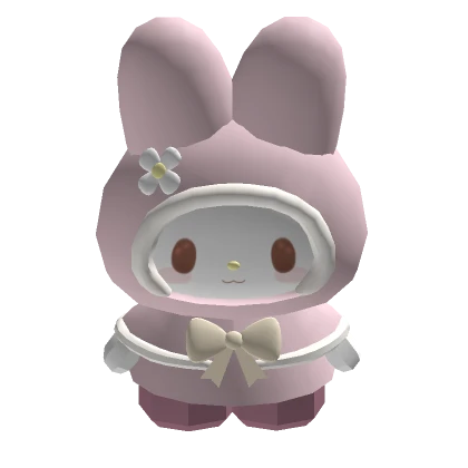 ♡ pink bunny with cute bow backpack