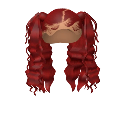 Wavy Pigtails In Red