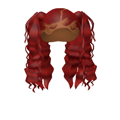 Wavy Pigtails In Red