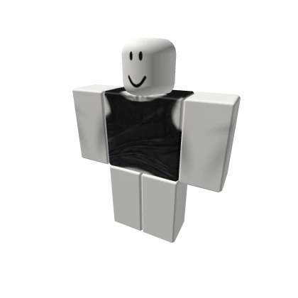 black creased tanktop