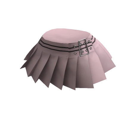 Chibi Doll: Preppy School Pale Pink Pleated Skirt