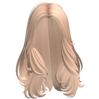 Long Curly Styled Snow Angel Hair (Blonde)