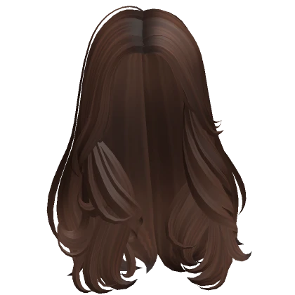 Long Curly Styled Snow Angel Hair (Brown)