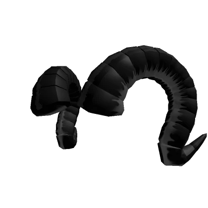 Black Ram Horns