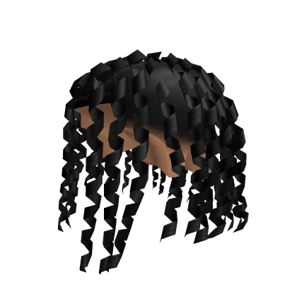 Medium Curls Black 1/3