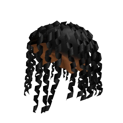 Medium Curls Black 1/3
