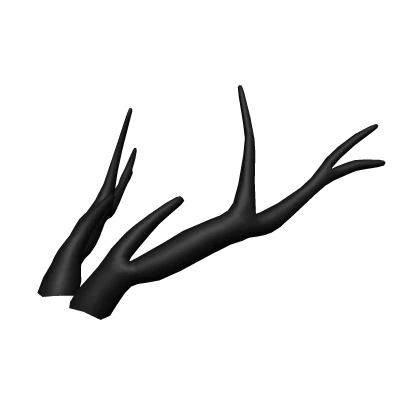 Coal Deer Antlers