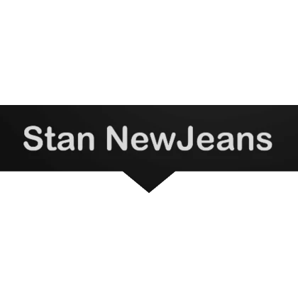 Stan NewJeans Funny KPOP Speech Bubble