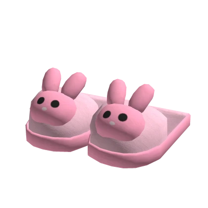 Cute Easter Bunny Slippers - Pink