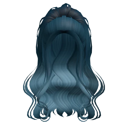 Enchanted Faerie Wavy Ponytail in Dark Blue