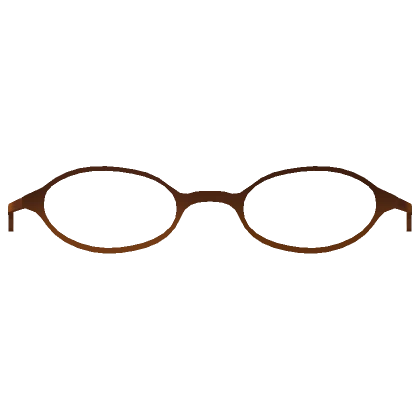 Y2K Oval Vintage Glasses in Brown